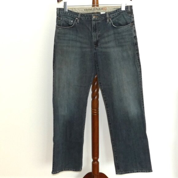Eddie Bauer Original Straight Leg Denim Jeans - Picture 1 of 6